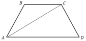 Найдите больший угол равнобедренной трапеции АВСD, если диагональ АС образует с основанием AD и боковой стороной АВ углы, равные 43° и 38° соответственно. Ответ дайте в градусах.
