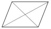 Диагонали параллелограмма равны 7 и 24, а угол между ними равен 30°. Найдите площадь этого параллелограмма.